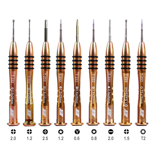 Kaisi T-222 9 in 1 Precision Screwdriver Professional Repair Opening Tool For Mobile Phone Tablet PC - Screwdriver Set by Kaisi | Online Shopping UK | buy2fix