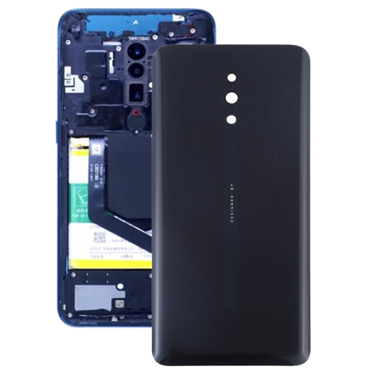For OPPO Reno Back Cover(Black) - Back Cover by buy2fix | Online Shopping UK | buy2fix