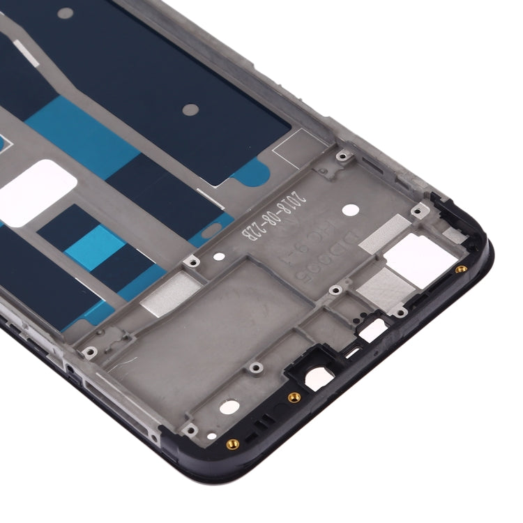 For OPPO A5 / A3s Front Housing LCD Frame Bezel Plate (Black) - Frame Bezel Plate by buy2fix | Online Shopping UK | buy2fix