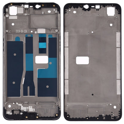 For OPPO A5 / A3s Front Housing LCD Frame Bezel Plate (Black) - Frame Bezel Plate by buy2fix | Online Shopping UK | buy2fix