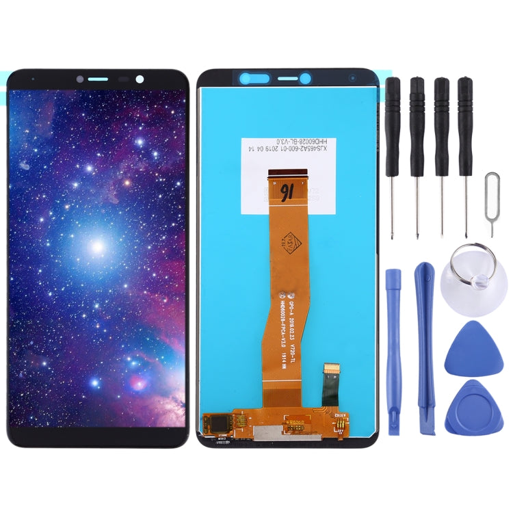 TFT LCD Screen for Wiko Y80 with Digitizer Full Assembly(Black) - For Wiko by buy2fix | Online Shopping UK | buy2fix