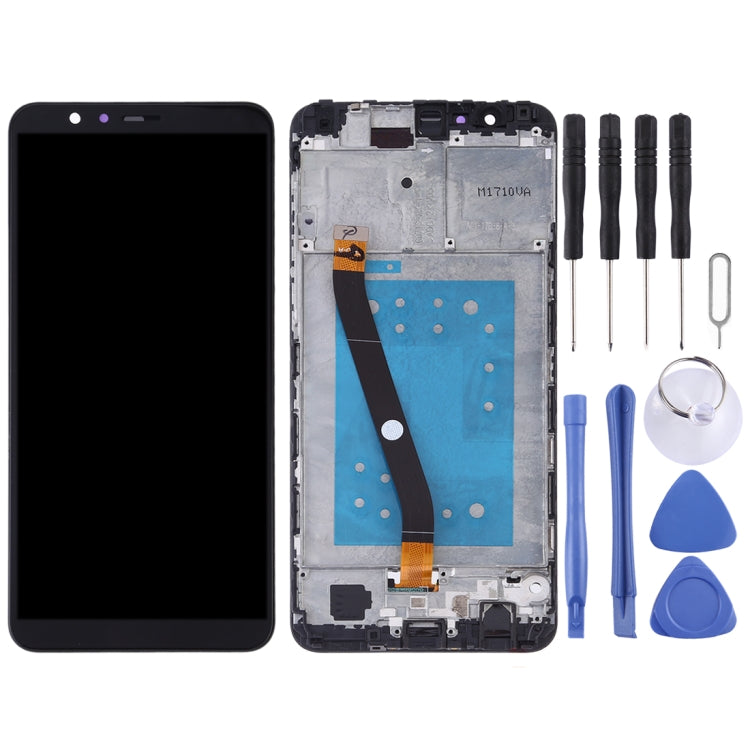 OEM LCD Screen for Huawei Honor 7X Digitizer Full Assembly with Frame (Black) by buy2fix