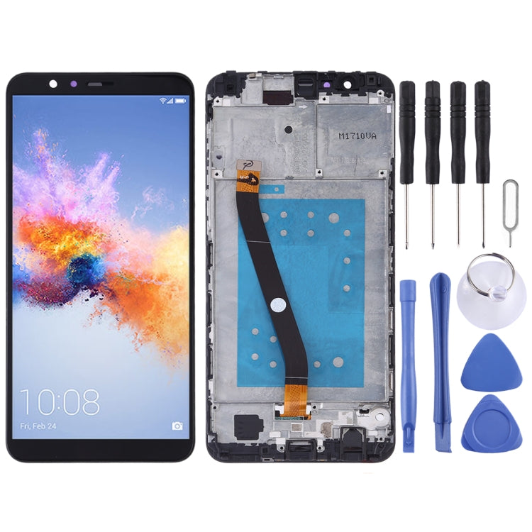 OEM LCD Screen for Huawei Honor 7X Digitizer Full Assembly with Frame (Black) by buy2fix