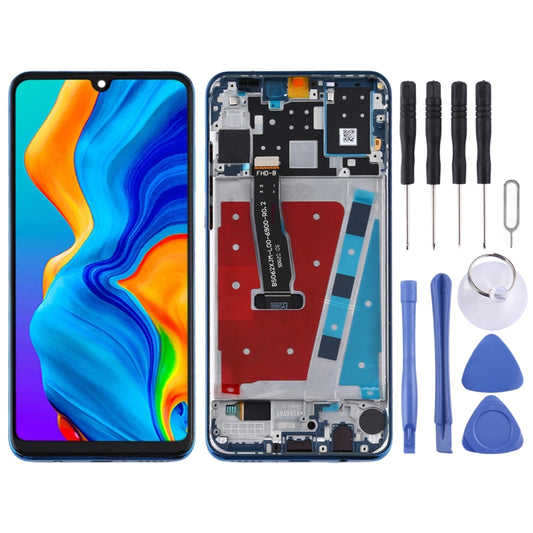 OEM LCD Screen for Huawei P30 Lite / Nova 4e (RAM 6G / High Version) Digitizer Full Assembly with Frame (Blue) - LCD Screen by buy2fix | Online Shopping UK | buy2fix