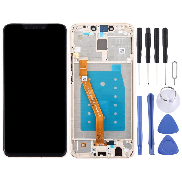 OEM LCD Screen for Huawei Mate 20 Lite / Maimang 7 Digitizer Full Assembly with Frame (Gold) by buy2fix