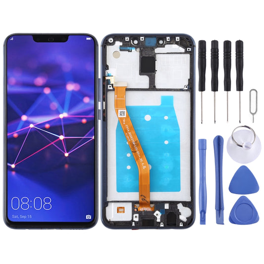 OEM LCD Screen for Huawei Mate 20 Lite / Maimang 7 Digitizer Full Assembly with Frame (Blue) - LCD Screen by buy2fix | Online Shopping UK | buy2fix