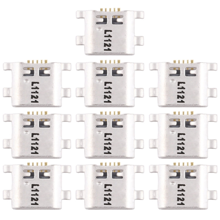 10 PCS Charging Port Connector for Huawei P smart (Enjoy 7S) by buy2fix