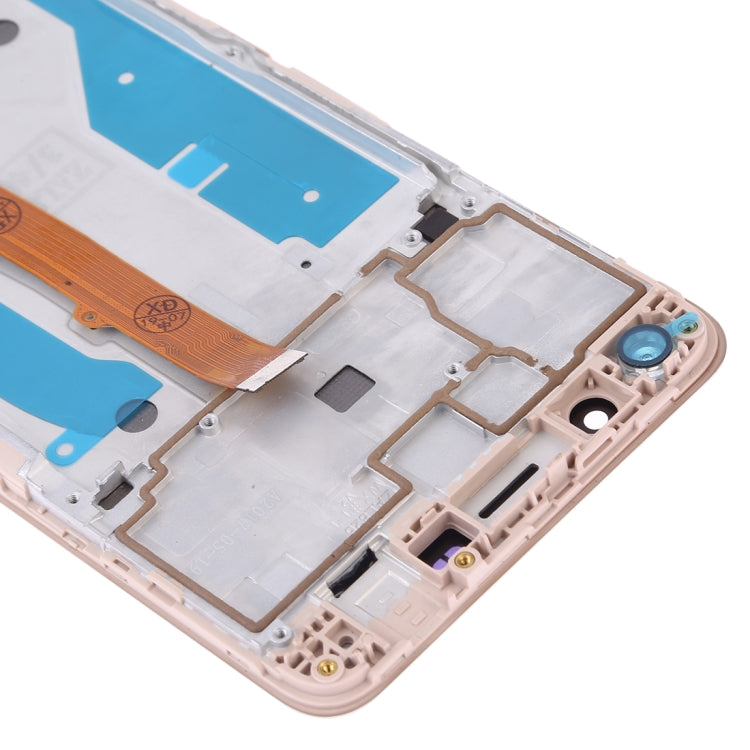 OEM LCD Screen for Huawei Y5 (2017) Digitizer Full Assembly with Frame (Gold) - LCD Screen by buy2fix | Online Shopping UK | buy2fix
