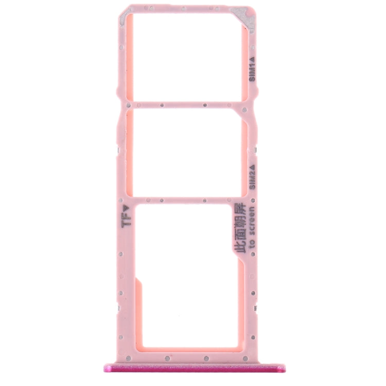 SIM Card Tray + SIM Card Tray + Micro SD Card Tray for Huawei Y7 (2019) / Y7 Pro (2019) / Y7 Prime (2019) (Purple) - Card Socket by buy2fix | Online Shopping UK | buy2fix