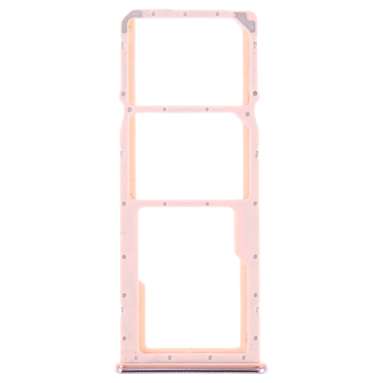 SIM Card Tray + SIM Card Tray + Micro SD Card Tray for Huawei Y9 (2019) (Pink) - Card Socket by buy2fix | Online Shopping UK | buy2fix