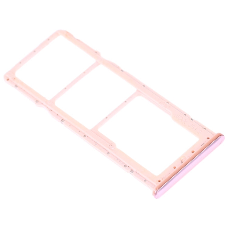 SIM Card Tray + SIM Card Tray + Micro SD Card Tray for Huawei Y9 (2019) (Pink) - Card Socket by buy2fix | Online Shopping UK | buy2fix
