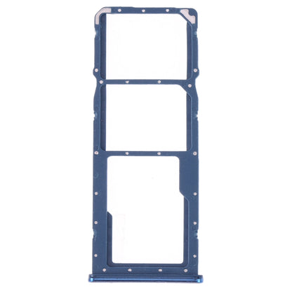 SIM Card Tray + SIM Card Tray + Micro SD Card Tray for Huawei Y9 (2019) (Blue) - Card Socket by buy2fix | Online Shopping UK | buy2fix