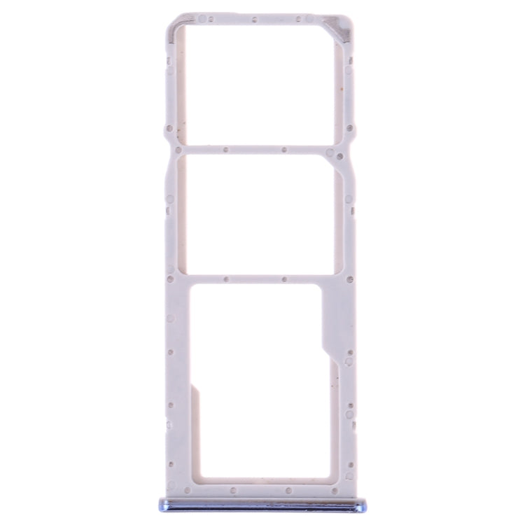 SIM Card Tray + SIM Card Tray + Micro SD Card Tray for Huawei Y9 (2019) (Silver) - Card Socket by buy2fix | Online Shopping UK | buy2fix