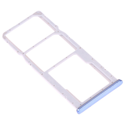 SIM Card Tray + SIM Card Tray + Micro SD Card Tray for Huawei Y9 (2019) (Silver) - Card Socket by buy2fix | Online Shopping UK | buy2fix