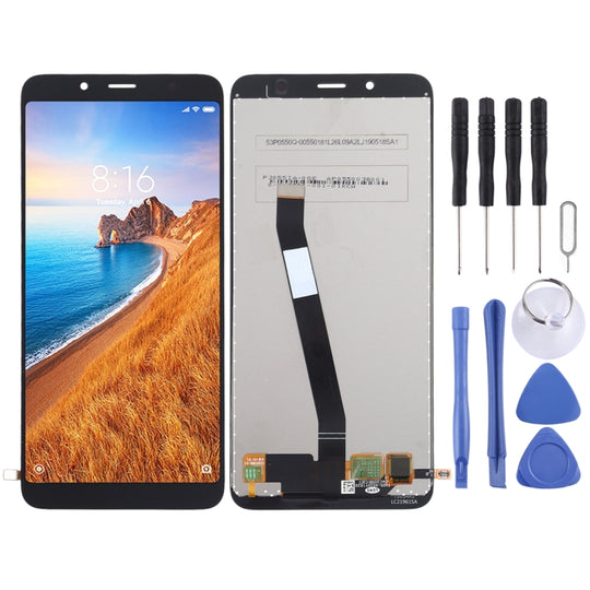Écran LCD et numériseur Assemblage complet pour Xiaomi Redmi 7A (Noir)