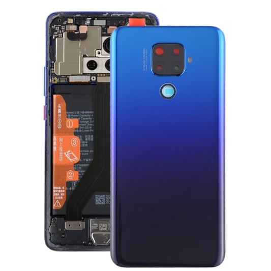 Original Battery Back Cover with Camera Lens for Huawei Mate 30 Lite(Twilight) - Back Cover by buy2fix | Online Shopping UK | buy2fix