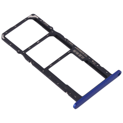 SIM Card Tray + SIM Card Tray + Micro SD Card Tray for Huawei Y5 (2019) (Blue) by buy2fix