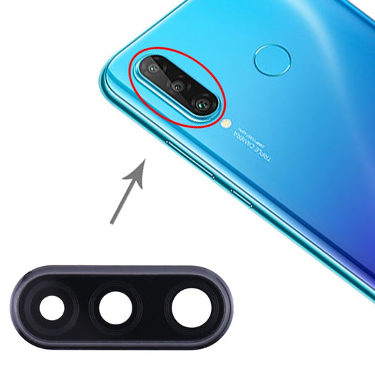 For Huawei P30 Lite 24MP  Camera Lens Cover (Black) - Camera Series by buy2fix | Online Shopping UK | buy2fix