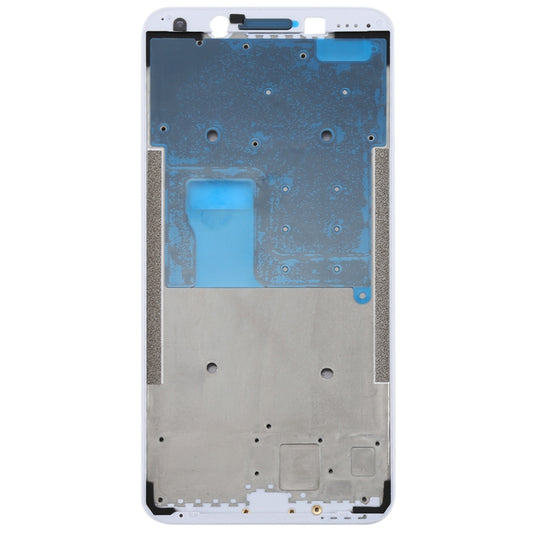 For OPPO A73 / F5 Front Housing LCD Frame Bezel Plate  (White) - Frame Bezel Plate by buy2fix | Online Shopping UK | buy2fix