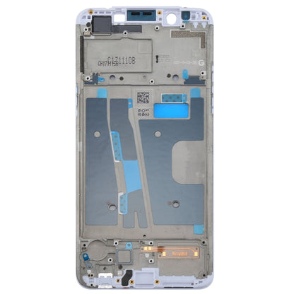For OPPO A73 / F5 Front Housing LCD Frame Bezel Plate  (White) - Frame Bezel Plate by buy2fix | Online Shopping UK | buy2fix