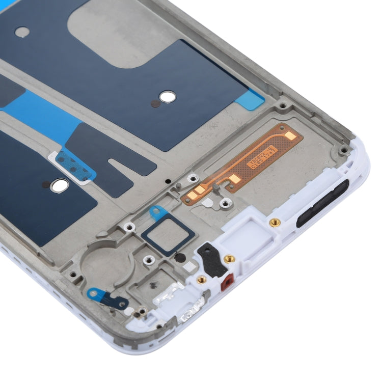 For OPPO A73 / F5 Front Housing LCD Frame Bezel Plate  (White) - Frame Bezel Plate by buy2fix | Online Shopping UK | buy2fix