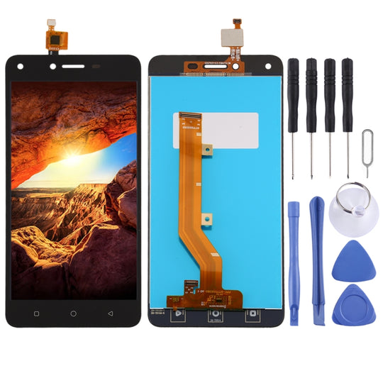 Ensemble complet d'écran LCD et de numériseur pour Tecno Spark K7 (noir)