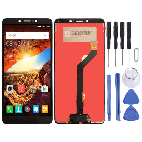 Ensemble complet d'écran LCD et de numériseur pour Tecno Spark Youth KA6 (noir)