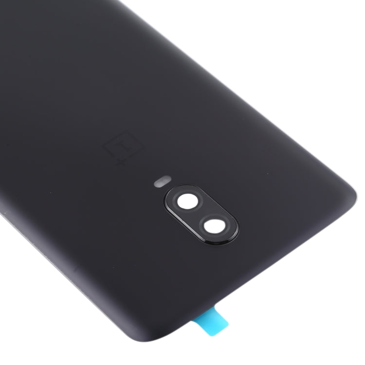 For OnePlus 6T Original Battery Back Cover with Camera Lens (Frosted Black ) - Back Cover by buy2fix | Online Shopping UK | buy2fix