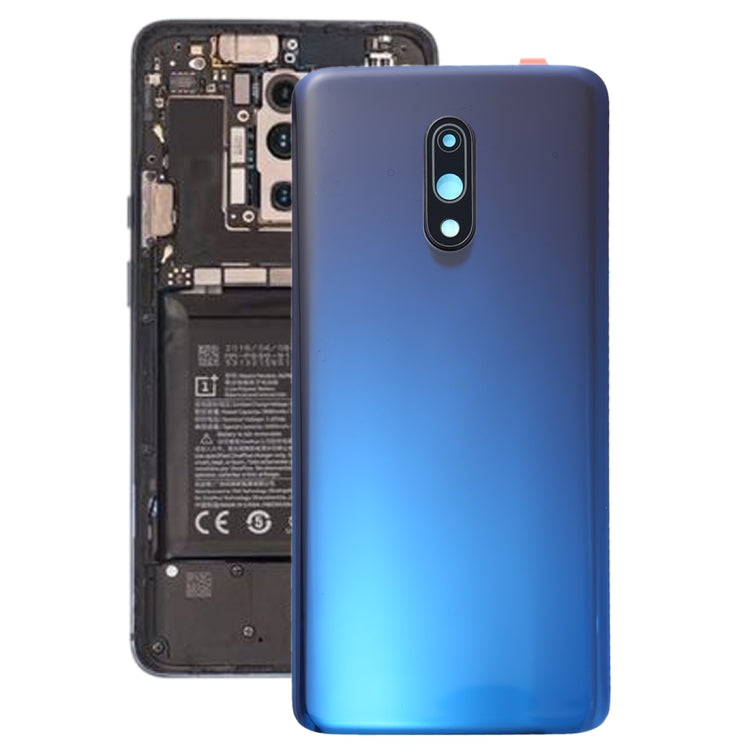 For OnePlus 7 Original Battery Back Cover with Camera Lens Cover (Blue) - Back Cover by buy2fix | Online Shopping UK | buy2fix