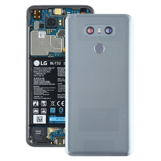 Battery Back Cover with Camera Lens & Fingerprint Sensor for LG G6 / H870 / H870DS / H872 / LS993 / VS998 / US997(Grey) - For LG by buy2fix | Online Shopping UK | buy2fix
