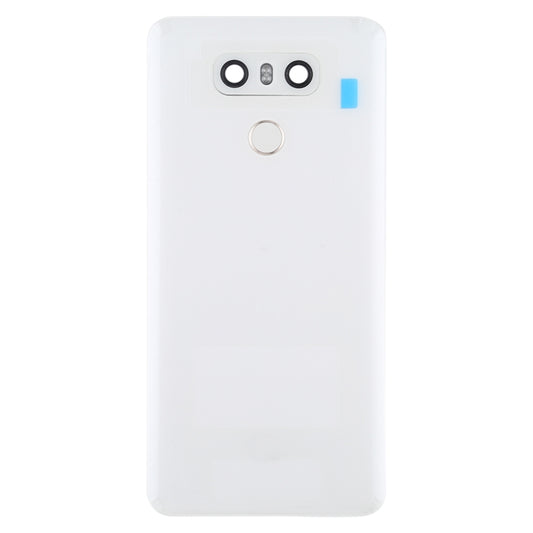 Battery Back Cover with Camera Lens & Fingerprint Sensor for LG G6 / H870 / H870DS / H872 / LS993 / VS998 / US997(White) - For LG by buy2fix | Online Shopping UK | buy2fix