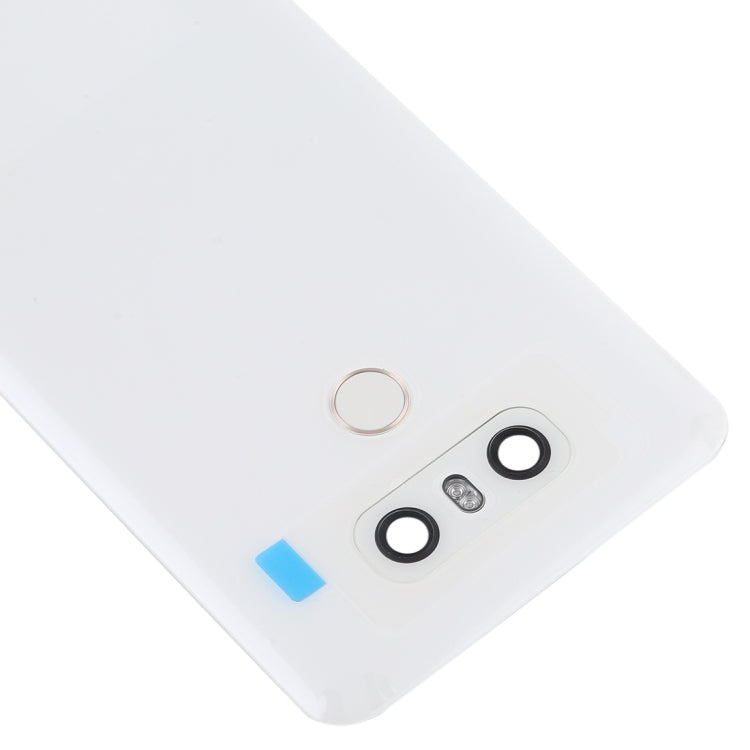 Battery Back Cover with Camera Lens & Fingerprint Sensor for LG G6 / H870 / H870DS / H872 / LS993 / VS998 / US997(White) - For LG by buy2fix | Online Shopping UK | buy2fix