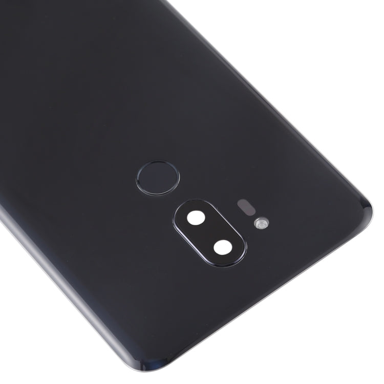 Battery Back Cover with Camera Lens & Fingerprint Sensor for LG G7 ThinQ / G710 / G710EM / G710PM / G710VMP(Black) - For LG by buy2fix | Online Shopping UK | buy2fix