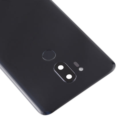 Battery Back Cover with Camera Lens & Fingerprint Sensor for LG G7 ThinQ / G710 / G710EM / G710PM / G710VMP(Black) - For LG by buy2fix | Online Shopping UK | buy2fix