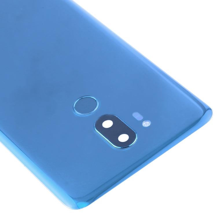 Battery Back Cover with Camera Lens & Fingerprint Sensor for LG G7 ThinQ / G710 / G710EM / G710PM / G710VMP(Blue) - For LG by buy2fix | Online Shopping UK | buy2fix