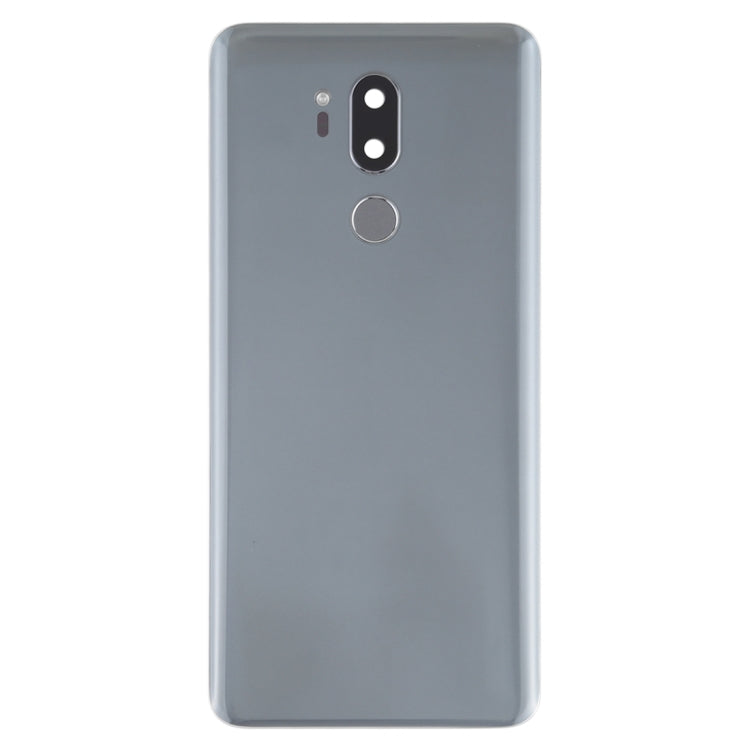 Battery Back Cover with Camera Lens & Fingerprint Sensor for LG G7 ThinQ / G710 / G710EM / G710PM / G710VMP(Silver) - For LG by buy2fix | Online Shopping UK | buy2fix