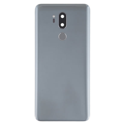 Battery Back Cover with Camera Lens & Fingerprint Sensor for LG G7 ThinQ / G710 / G710EM / G710PM / G710VMP(Silver) - For LG by buy2fix | Online Shopping UK | buy2fix