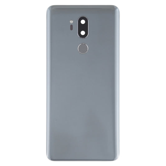 Battery Back Cover with Camera Lens & Fingerprint Sensor for LG G7 ThinQ / G710 / G710EM / G710PM / G710VMP(Silver) - For LG by buy2fix | Online Shopping UK | buy2fix