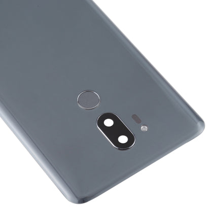 Battery Back Cover with Camera Lens & Fingerprint Sensor for LG G7 ThinQ / G710 / G710EM / G710PM / G710VMP(Silver) - For LG by buy2fix | Online Shopping UK | buy2fix