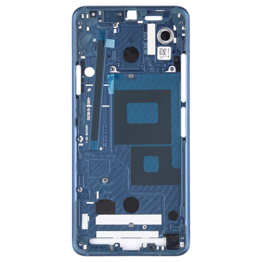 Front Housing LCD Frame Bezel Plate for LG G7 ThinQ / G710 (Blue) - For LG by buy2fix | Online Shopping UK | buy2fix