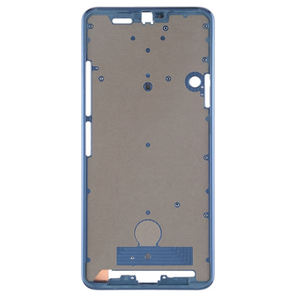 Front Housing LCD Frame Bezel Plate for LG G7 ThinQ / G710 (Blue) - For LG by buy2fix | Online Shopping UK | buy2fix