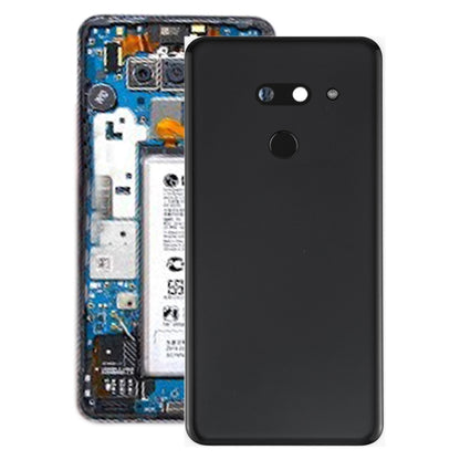 Battery Back Cover with Camera Lens & Fingerprint Sensor for LG G8 ThinQ / LMG820QM7 LM-G820UMB LMG820UM1 (US Version)(Black) - For LG by buy2fix | Online Shopping UK | buy2fix