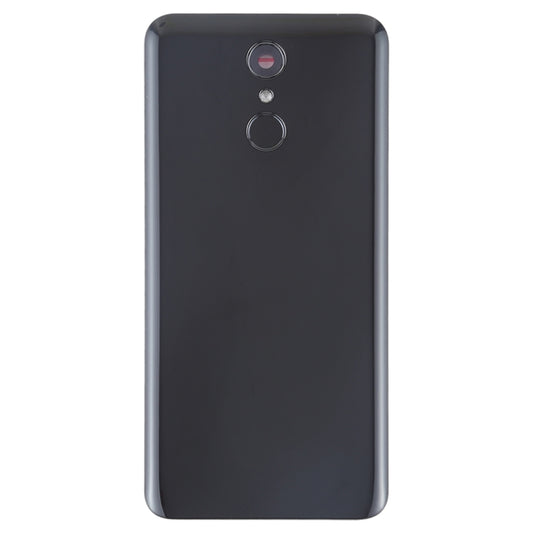 Battery Back Cover with Camera Lens & Fingerprint Sensor for LG Q7 / Q7+(Black) - For LG by buy2fix | Online Shopping UK | buy2fix