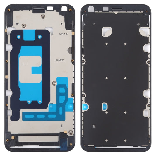 Front Housing LCD Frame Bezel Plate for LG Q6 / Q6+ / LG-M700 / M700 / M700A / US700 / M700H / M703 / M700Y (Black) - For LG by buy2fix | Online Shopping UK | buy2fix
