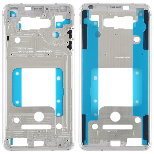 Front Housing LCD Frame Bezel Plate for LG V30 / VS996 / LS998U / H933 / LS998U / H930 (Silver) - For LG by buy2fix | Online Shopping UK | buy2fix