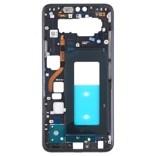 Front Housing LCD Frame Bezel Plate for LG V40 ThinQ (Black) - For LG by buy2fix | Online Shopping UK | buy2fix