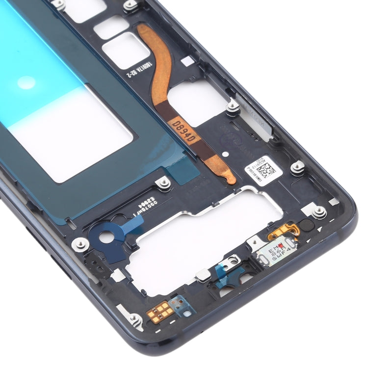 Front Housing LCD Frame Bezel Plate for LG V40 ThinQ (Black) - For LG by buy2fix | Online Shopping UK | buy2fix