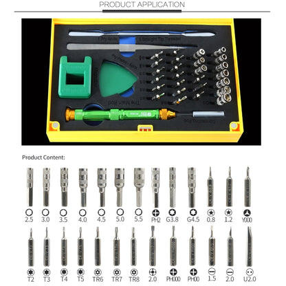 BEST BST-8929 Screwdriver Magnetic Bit Driver Kit 37 in 1 Professional Screwdrivers Set - Screwdriver Set by BEST | Online Shopping UK | buy2fix