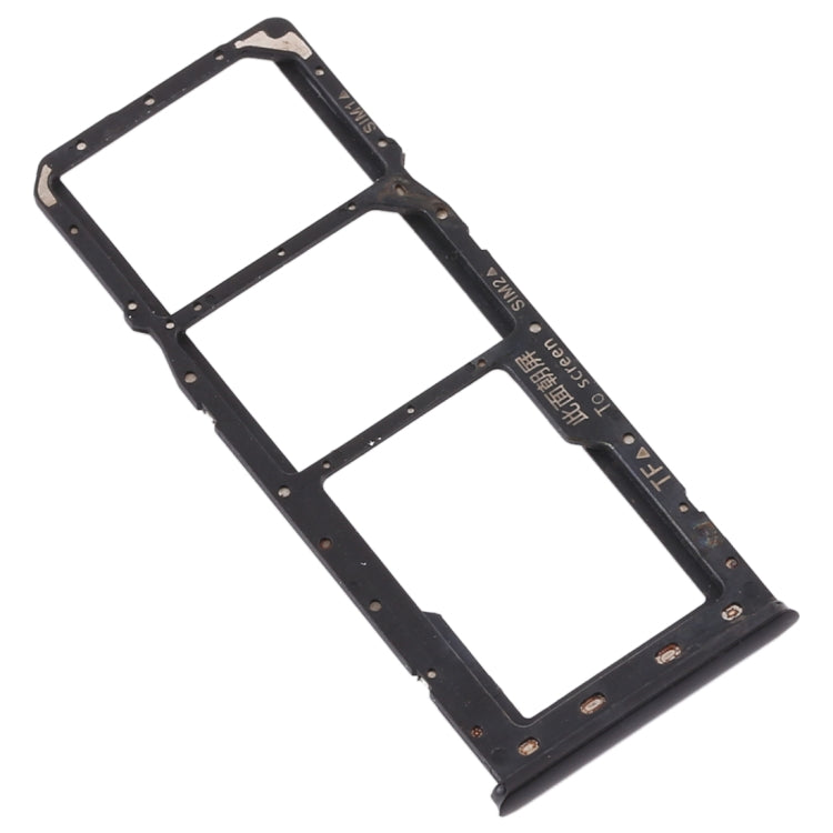 For OPPO Realme 3 Pro / Realme X Lite SIM Card Tray + SIM Card Tray + Micro SD Card Tray (Black) - Card Tray by buy2fix | Online Shopping UK | buy2fix