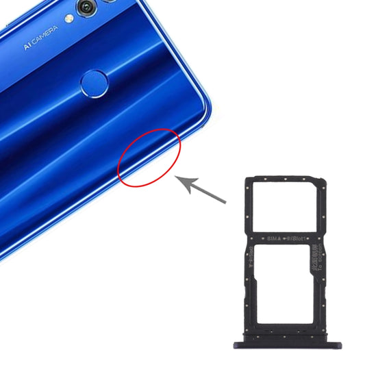 SIM Card Tray + SIM Card Tray / Micro SD Card Tray for Huawei Honor 9X Pro (Purple) - Card Tray by buy2fix | Online Shopping UK | buy2fix